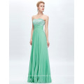 Grace Karin trägerlosen Backless wulstige Long Aqua Abendkleid CL3083-3